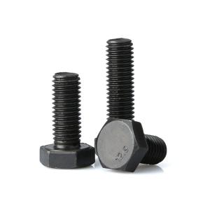 China M6 Din 931 2.73mm Metric Black Hex Bolts And Nuts Stainless Steel wholesale