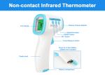 Digital Dual Mode Infrared Forehead And Ear Baby Thermometer Plastic