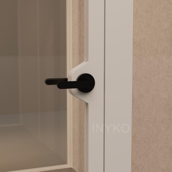 Modular Soundproof Booth with High Soundproofing Level and Modern Sleek Design for Office Pod