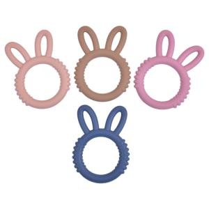 China EN1400 Silicone Baby Teether Relieve Pain And Itching Clean Tongue wholesale
