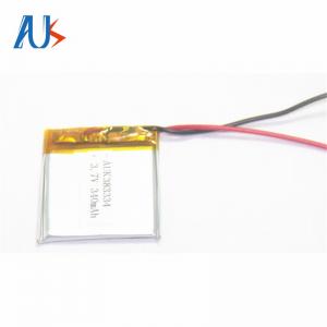 China 3.7V 340mAh Lithium Polymer Battery 383334 Lithium Ion Batteries on sale