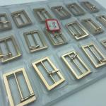 Gold 1" 2" Metal Adjustable Slide Buckle For Man And Women Belt