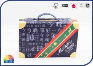 China UV Portable Hinged Lid Presentation Box With Leather Handbags wholesale