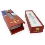 Locking Button Vape Cartridge Box , CR PMS Packaging Slider Box