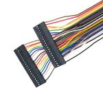 Flat Rainbow Ribbon Cable , 1.27mm Dupont Ribbon Cable 20 Pins