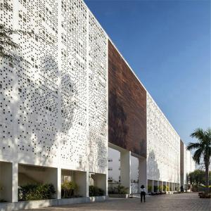 China Perforated Aluminum Cladding Panel 300x1200mm Aluminium Facade Panels wholesale