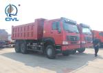 LHD Sinotruk HOWO 6*4 Heavy Duty Dump Truck 25 - 50 Ton 2 Emission Stander