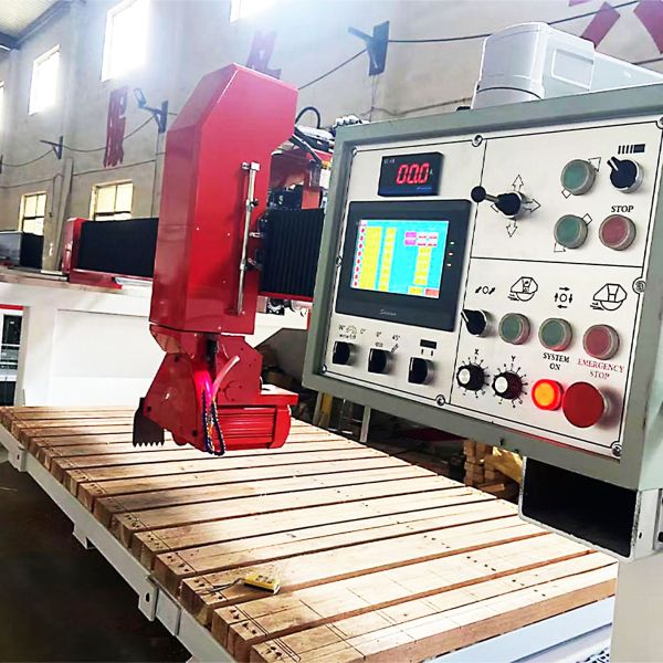 Tile Cutter 3axis Most Cheapest Customized 15kw 3200*2000mm Worktable Lifting Diamond Wire Saw Stone Machinery