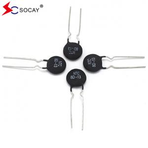 China SOCAY NTC Thermistor Winding /Thermal Resistor MF72 Serise SCN8D-13 4D 5D 10D 13mm Wide Resistance Range on sale