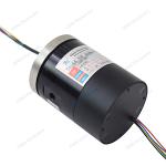 Integrate electric power and gas slip ring and pnuematic hydraulic rotary union
