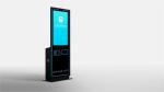 43 inch NFC Card Dispenser Hotel Touch Screen Information Kiosk With EPP And