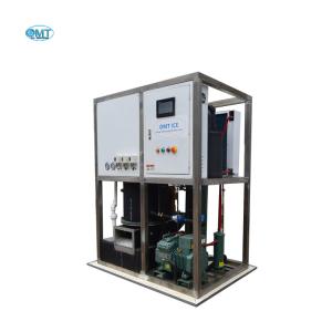 China Commercial 1000kg Ice Storage Capacity Touch Screen PLC Control Automatic Tube Ice Machine for Bar Restaurant Dinking wholesale