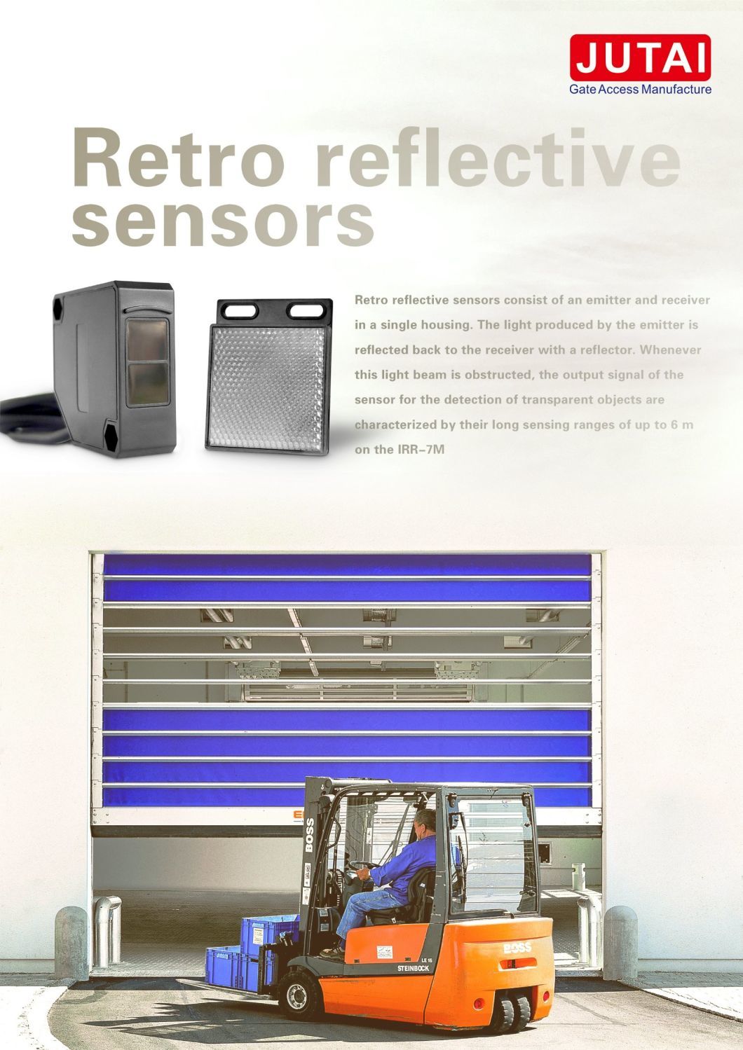Refletive Photoelectric Sensor for Gate Opener System
