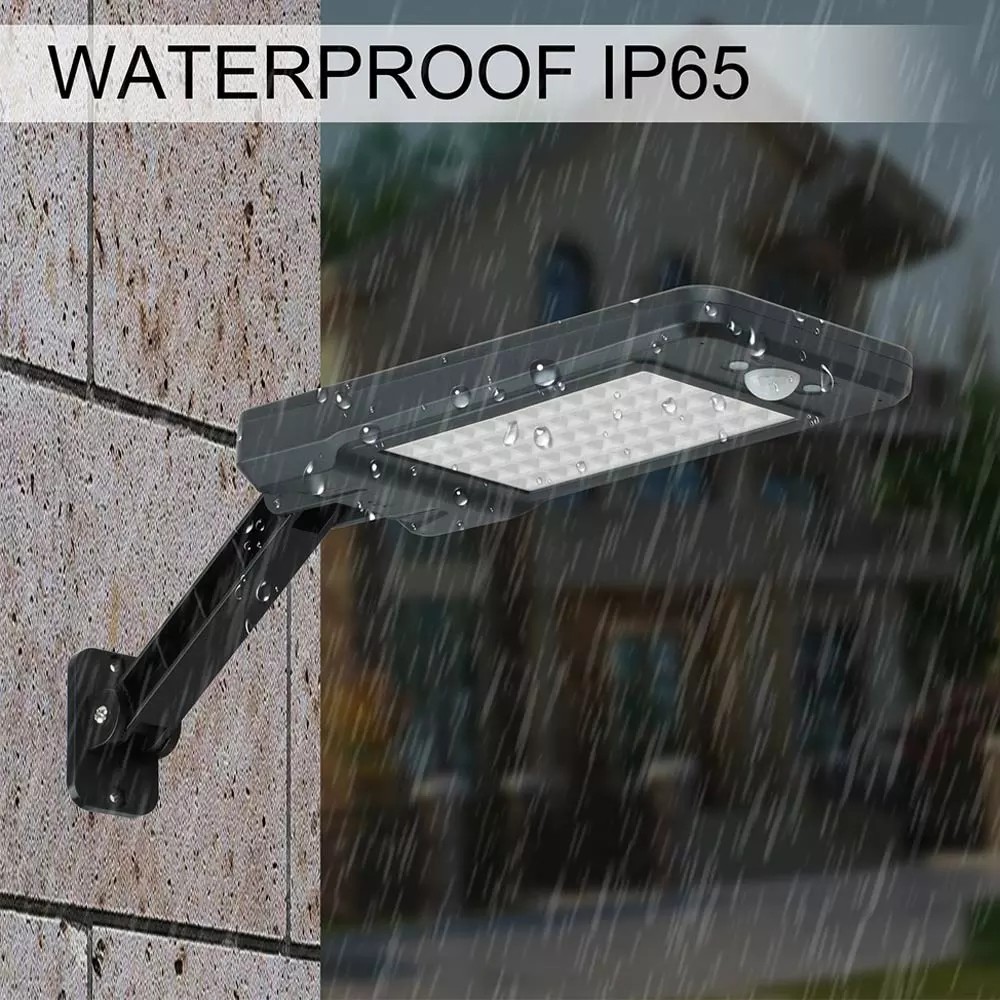 All In One Type 60 LED Solar Street Light , 900lm Motion Sensor Wireless Street Light