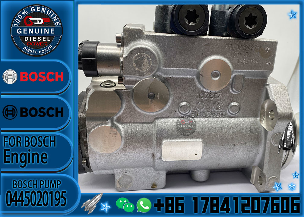 0445020160 Excavator Fuel Pump 0445020195 Original Diesel Fuel Injection Pump for Engine Spare Parts