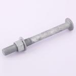 Round Head Square Neck Carriage Bolts Black Finish DIN 603 Carbon Steel Grade 6