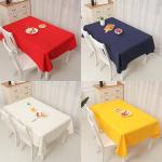 Modern Washable Table Cloth for Wedding Fabric Rectangular and Round Dining