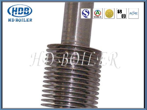Steel Hot Water Boiler Fin Tube , High Efficiency Spiral Finned Tube
