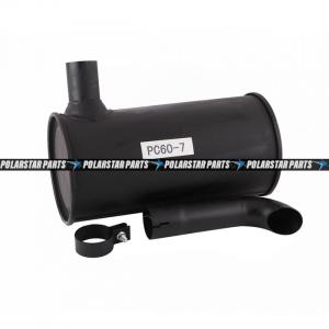 China Engine Exhaust Muffler Silencer PC60-7 6731-11-5511 For Excavator Loader wholesale