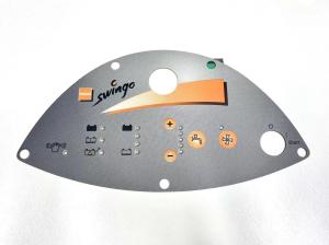 China Waterproof Instrument Adhesive Membrane Touch Control Panel With LED Light wholesale