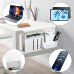 Convenient Under Desk Organizer Desk Storage for File Pencil Laptop for Office