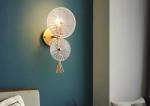 Luxury Hanging Pendant Lights Led Lighting Modern Flower Glass Chandeliers And