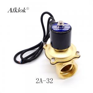 China 2A Series IP68 Class Normally Closed 1-1/4 Water Solenoid Valve 12V DC on sale