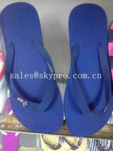 China Blue Orange Green Pink Printing OEM Foam Slippers Uniex Plus Size EVA Flip Flops wholesale