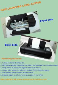 China AC 110V A4 Size Auto Sheet Fed Digital Cutter for Short Run Label wholesale