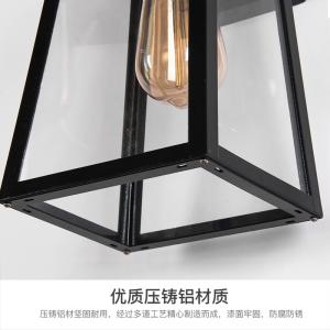 China Wall Lamp Die Cast Aluminum Glass E27 Bulb*1 Courtyard Community Villa wholesale