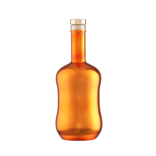 Customized Electroplating 500 ml 700 ml 750 ml Gin Vodka Whisky Whiskey Tequila