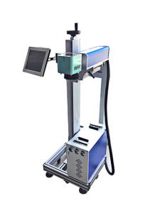 China 3W 5W 10W UV Flying Laser Marking Machine For Production Line Marking wholesale
