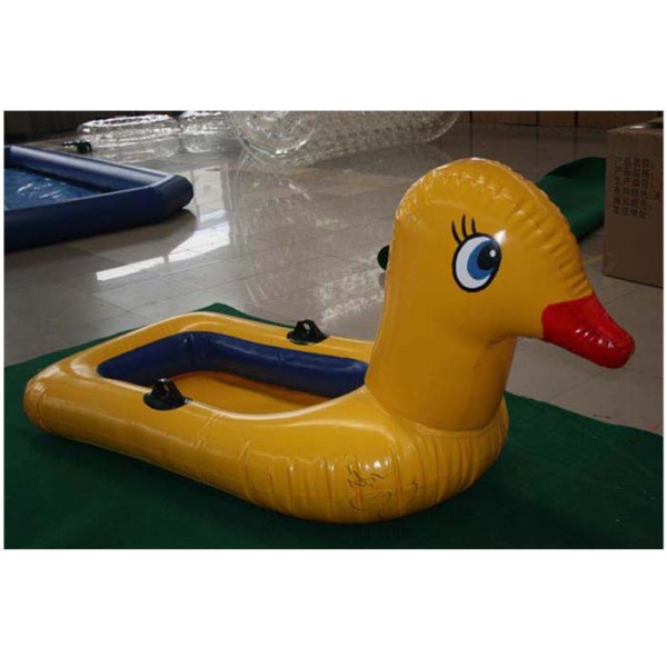 Weather - Resistant Interesting Inflatable Yellow Duck Air Tight / Sealed With Logo Printing