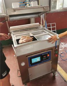 China crayfish meat sausage fish sausage vacuum skin packaging mahcine on sale