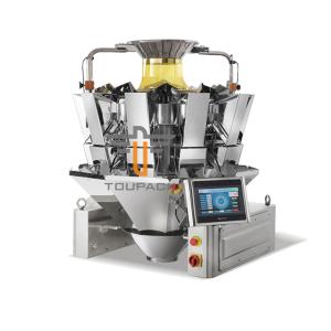China 10 Head Multihead Weigher Machine For Snacks Food Popcorn Pasta Sunflower Seeds wholesale