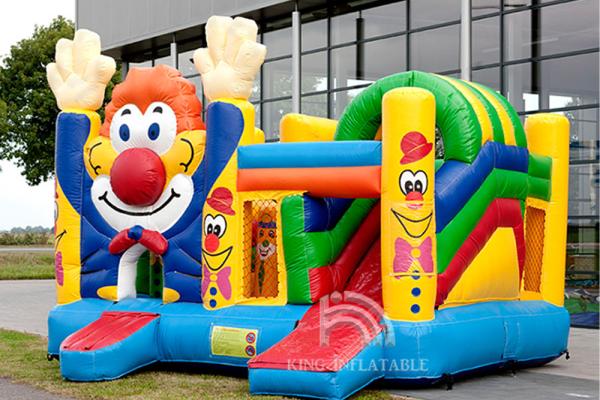 Clown Bouncy Castle Rentals Bouncer Multiplay Child Party Inflatable House With