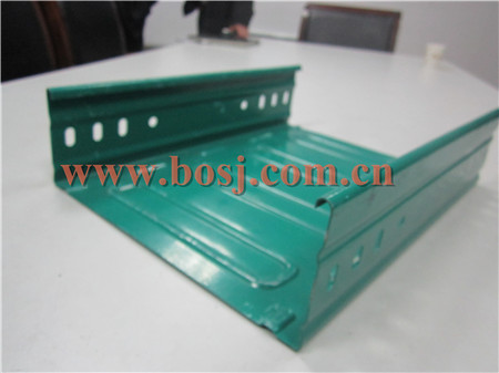 Galvanised Perforated Metal Steel Cable Tray Roll Forming Machine With MITSUBISHI PLC