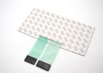 Moisture Proof LED Membrane Switch Embossed Tactile Keypad For Medical