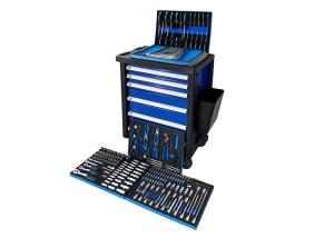 China ISO9001 7 Drawer Interlocking 27 Inch Rolling Tool Chest , Workshop Trolley Cabinet wholesale
