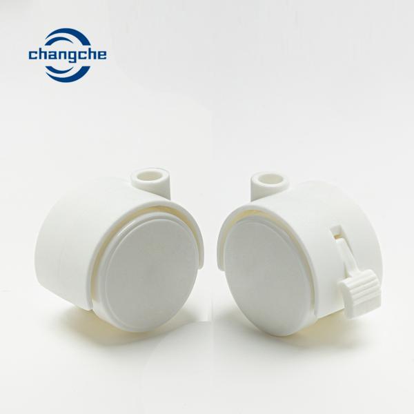 Plastic Furniture Castors Wheels Thread Length 30mm Plastic Wheel Type Swivel