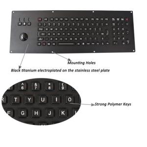 China Dynamic IK09 Waterproof Computer Keyboard Panel Mount 20000H MTBF wholesale