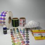 Pvc Transparent Heat Shrink Sleeve Labels Barcode Metallic Holographic For Box /
