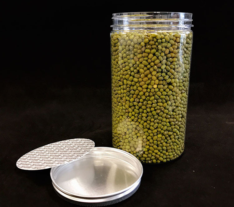 Custom Transparent Plastic Jar Containers Custom Logo Printing Paper Carton Packaging