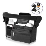2 Leak Proof Insulated Cup Holders Baby Stroller Organizer Bag