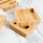 Sustainable Bamboo Desk Organizer Set With Smartphone Stand Pens And Paper Clips