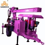Trailer Mounted Water Well Drilling Rig 120m Deep Portable Water Well Drilling