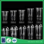 Dome Disposable Cup Lids Clear For Juice 1000ml Cups Cover PET