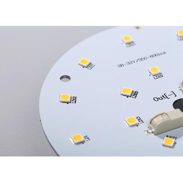 SMD 3528 10W round smd led pcb board , led lighting modules 6000K for panel light