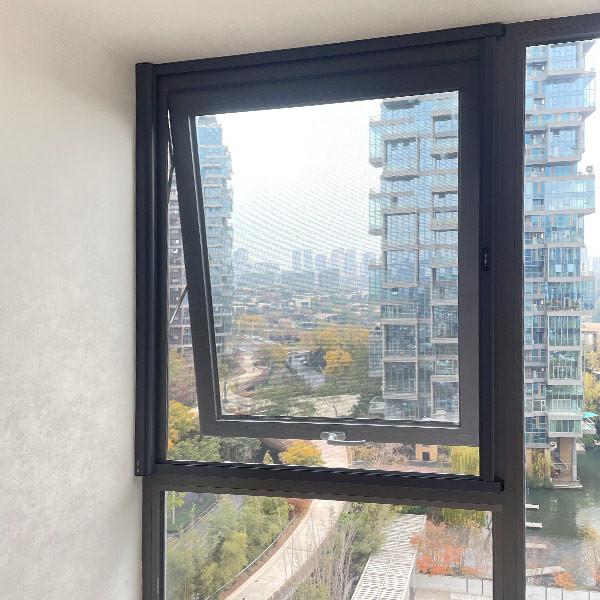 Aluminum Casement Window Roller Screen Window Retractable Screen Door Customed