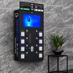 Pad Lock Kiosk Machine For Cell Phones , Stable Wall Mounted Phone Charging
